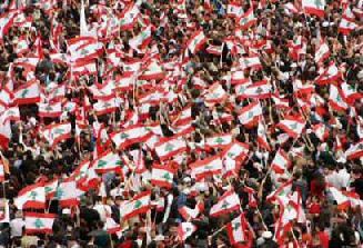 Lebanese take to the streets, demanding freedom