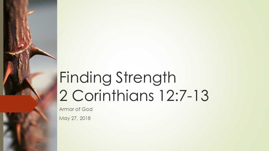 Finding Strength