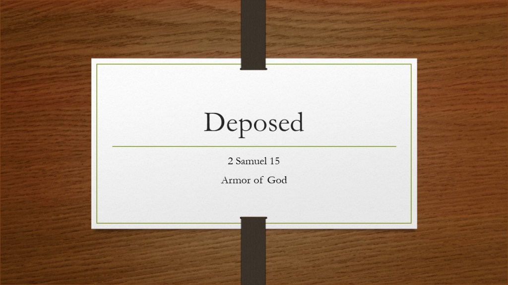 Deposed